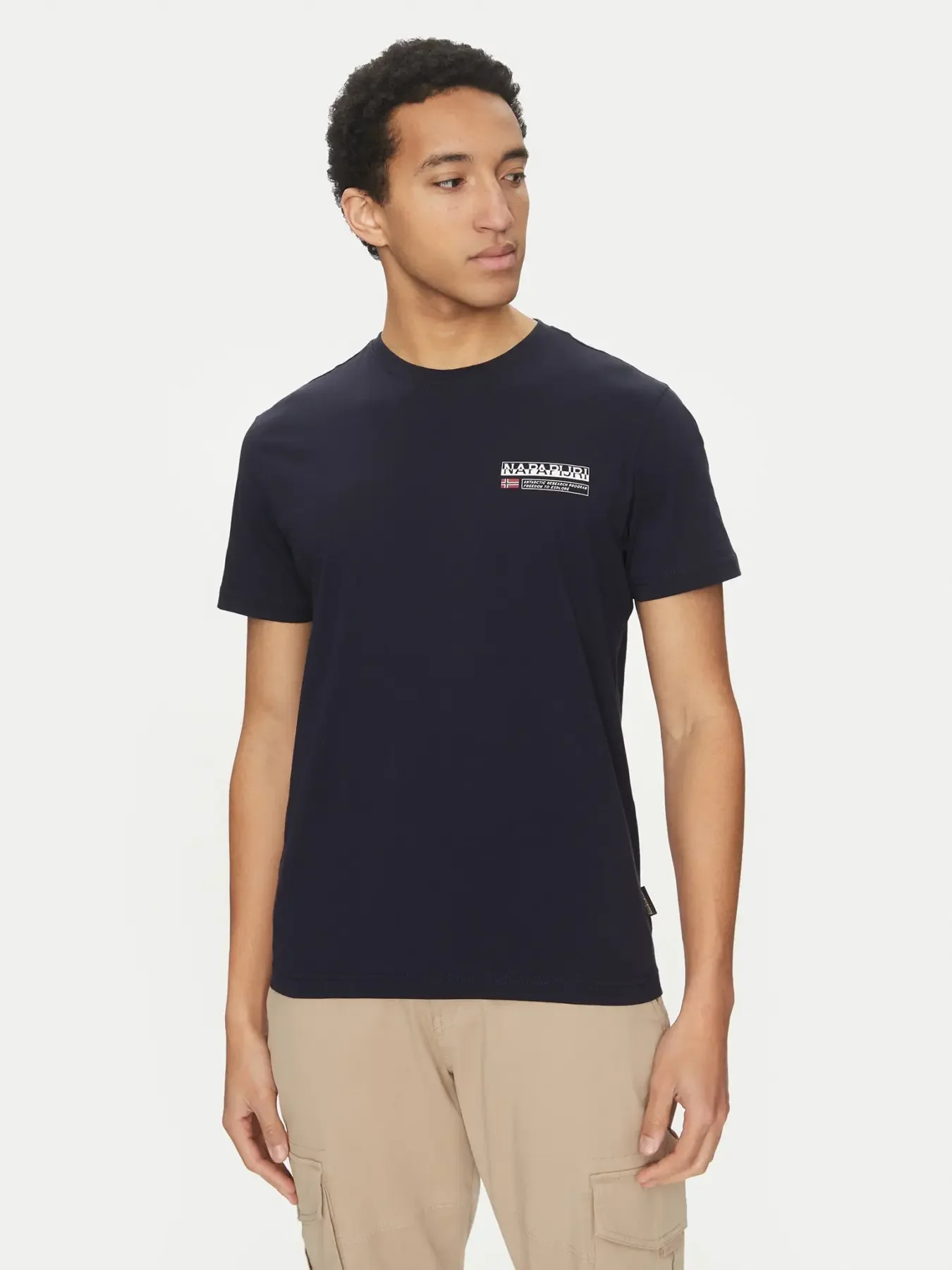 Φωτογραφία προϊόντος: Napapijri - Ανδρικό T-shirt Kasba Regular Fit NP0A4HQQ-176 Μπλε Σκούρο