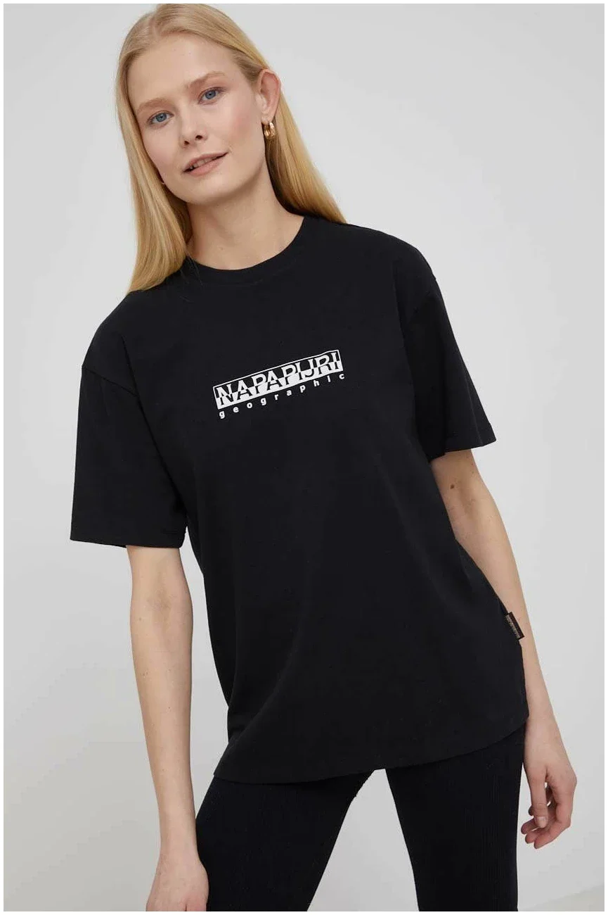 Φωτογραφία προϊόντος: Napapijri - S-Box Women's Short Sleeve 4 Regular Fit NP0A4GDD-041 Μαύρο