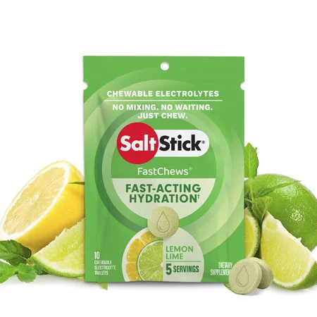 Φωτογραφία προϊόντος: Saltstick FastChews 10 chewable tablets Lemon-Lime SaltStick