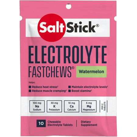 Φωτογραφία προϊόντος: Saltstick FastChews 10 chewable tablets Watermelon SaltStick