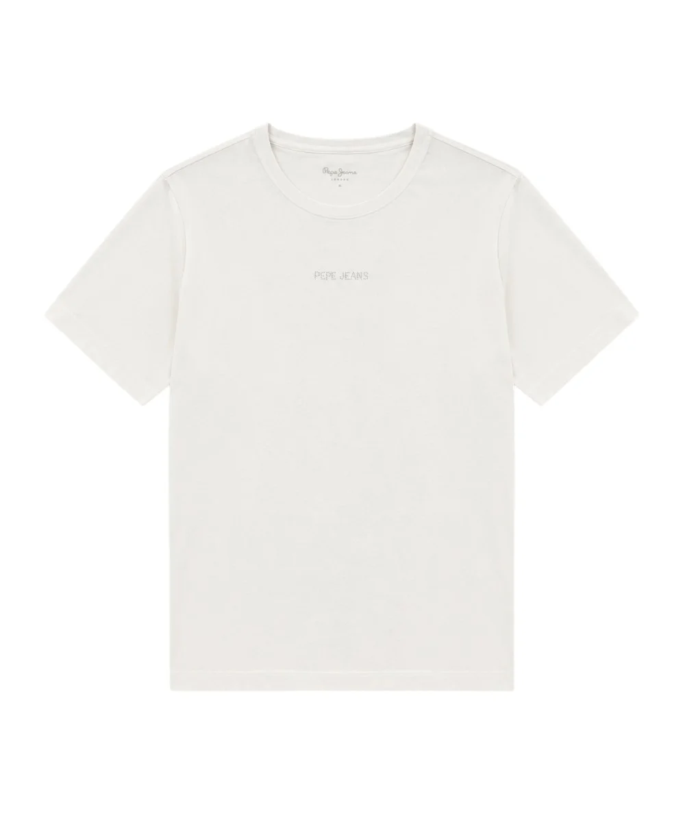 Φωτογραφία προϊόντος: Pepe Jeans - Γυναικείο T-Shirt Mia C Neck Regular Fit PM5000167-800 Λευκό