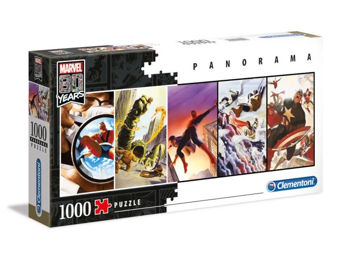 Φωτογραφία προϊόντος: Clementoni Συλλεκτικό Παζλ Marvel 80th Anniversary Panorama Characters (1000 κομμάτια)