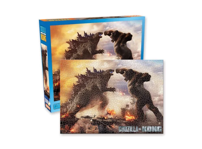 Φωτογραφία προϊόντος: Aquarius Godzilla Jigsaw Puzzle Godzilla vs. Kong (1000 pieces)