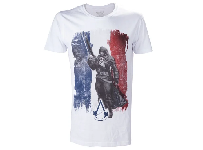 Φωτογραφία προϊόντος: Bioworld T-Shirt French Flag Λευκό-M