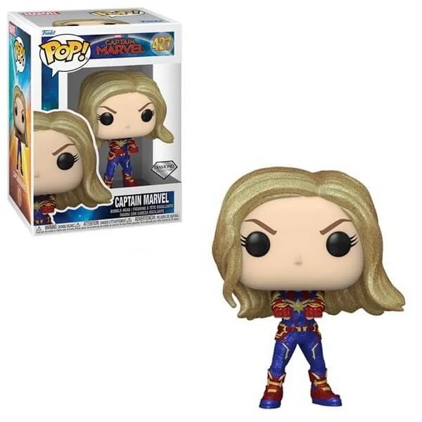 Φωτογραφία προϊόντος: Funko POP Marvel Captain Marvel - Captain Marvel Diamond 427 Bobble-Head