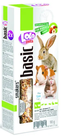 Φωτογραφία προϊόντος: Lolo pets smakers με φυστίκια ένα σνακ για τις καθημερινές ανάγκες των τρωκτικών και των κουνελιών Lolo pets (1029038)