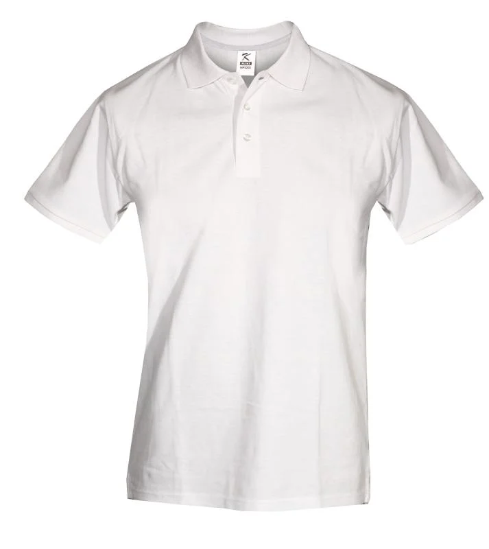 Φωτογραφία προϊόντος: K PRIME Ανδρικό Polo 100%cotton 200gr WHITE WHITE