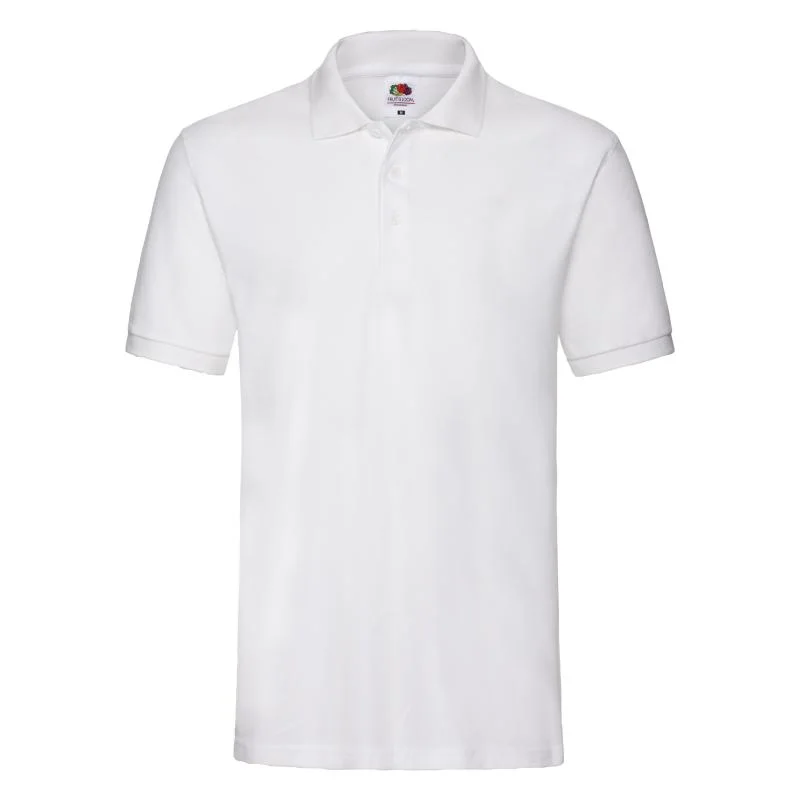 Φωτογραφία προϊόντος: FRUIT OF THE LOOM Ανδρικό Polo PREMIUM 180 WHITE WHITE
