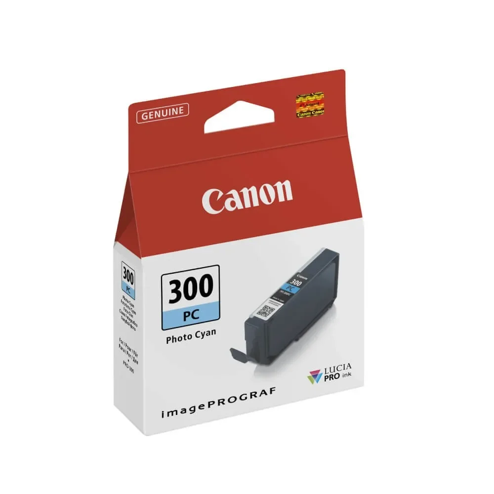Φωτογραφία προϊόντος: GR Canon PFI-300 PC Photo Cyan έως 12 άτοκες δόσεις ή 24 δόσεις