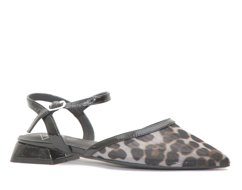 Φωτογραφία προϊόντος: top3shoes Top3 Shoes SF25400 Γυναικεία Flat Γοβάκια από Eco Λουστρίνι με Φιλτιρέ επένδυση σε Μαύρο χρώμα