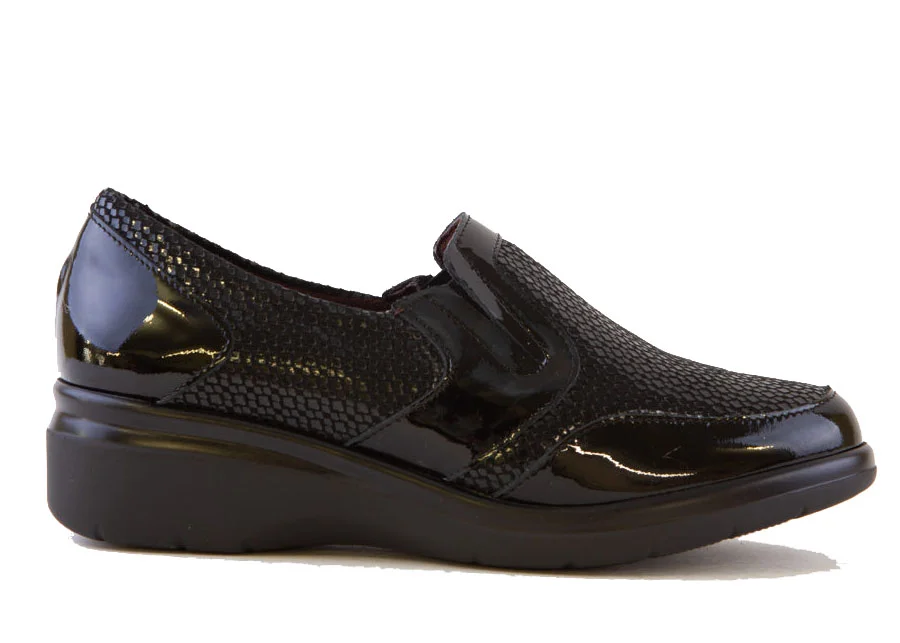 Φωτογραφία προϊόντος: Pitillos 5310 Δερμάτινα Slip On σε Μαύρο χρώμα Ανατομικά