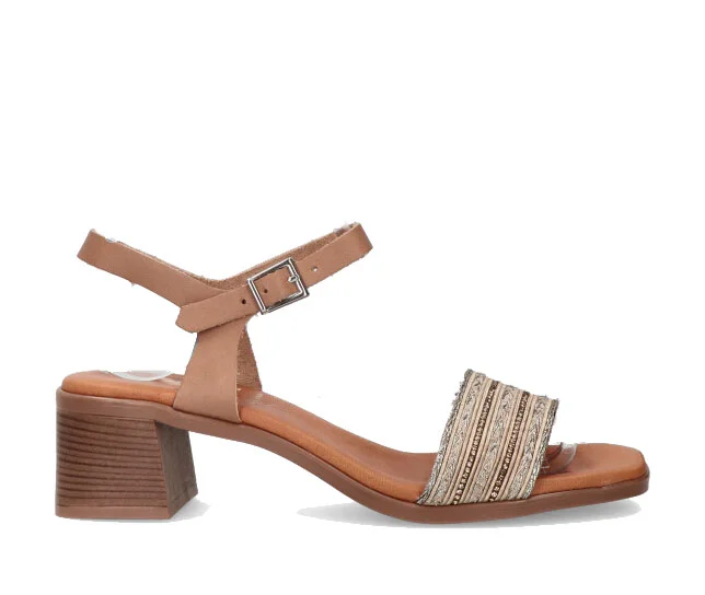 Φωτογραφία προϊόντος: Oh! my Sandals Γυναικεία δερμάτινα Πέδιλα Oh My Sandals 5612 Camel Hielo