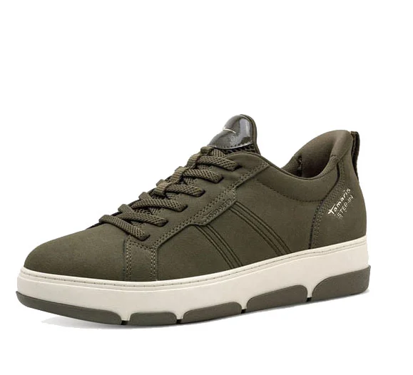 Φωτογραφία προϊόντος: Tamaris 1-23758-45-727 Γυναικεία Sneakers σε Λαδί Nubuc χρώμα