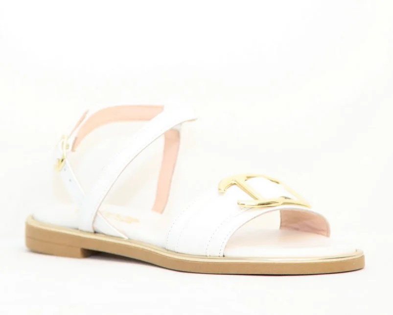 Φωτογραφία προϊόντος: Anteos Shoes Anteos 24260 Γυναικεία Δερμάτινα Σανδάλια σε Λευκό χρώμα