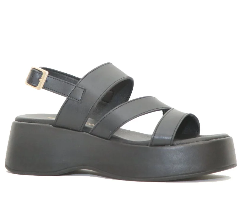 Φωτογραφία προϊόντος: Anteos Shoes Anteos 2025-42 Γυναικεία Ανατομικά Πέδιλα από δέρμα σε Μαύρο χρώμα