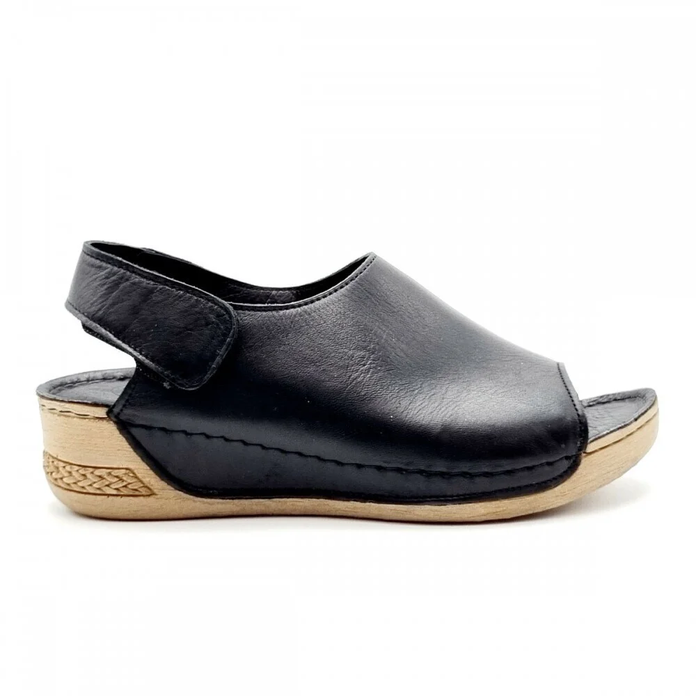 Φωτογραφία προϊόντος: Safe Step 92201 Καλοκαιρινές Γυναικείες Πλατφόρμες Μαύρες