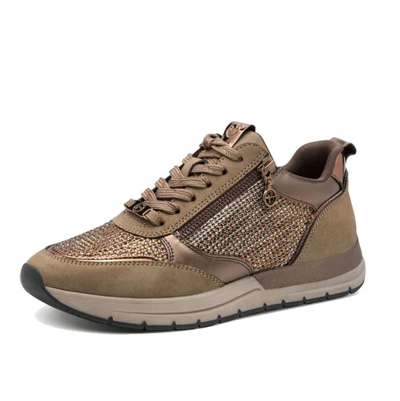 Φωτογραφία προϊόντος: Tamaris 1-23832-44-963 Γυναικεία Sneakers σε Cooper Μεταλλικό χρώμα Vegan