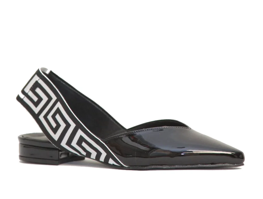 Φωτογραφία προϊόντος: Anteos Shoes Anteos 31402 Γυναικεία Eco Λουστρίνι Mules - Γοβάκια σε Μαύρο χρώμα