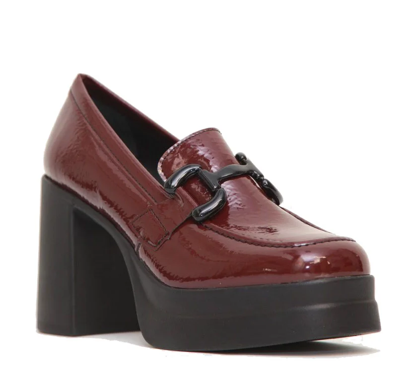 Φωτογραφία προϊόντος: Anteos Shoes Anteos Basic 2024-922-B Γυναικεία Oxfords Eco σε Μπορντό Λουστρίνι χρώμα