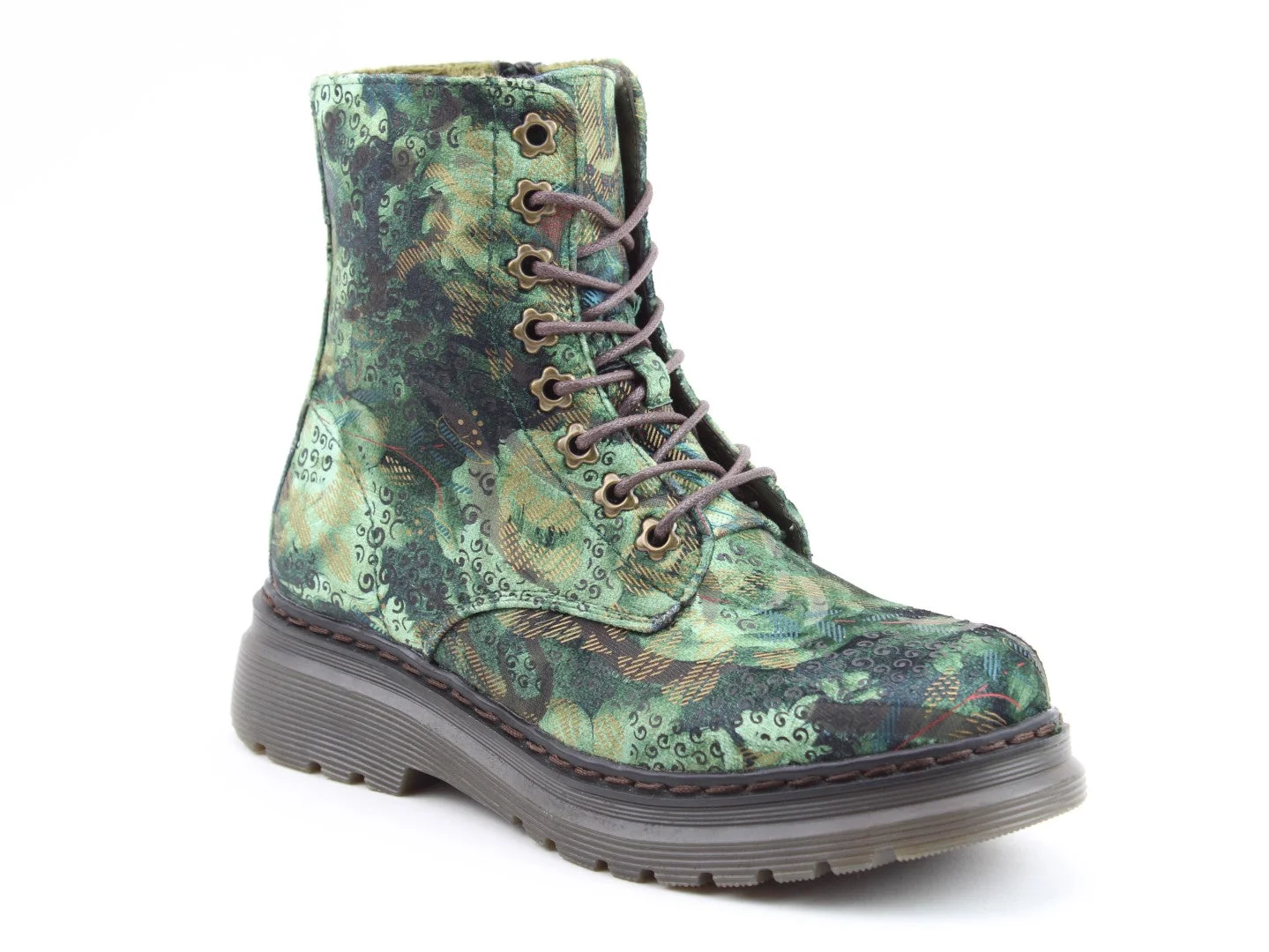 Φωτογραφία προϊόντος: Heavenly Feet Eva Jungle Eco Vegan Γυναικεία Μποτάκια σε Πράσινο - Forest χρώμα