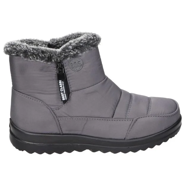 Φωτογραφία προϊόντος: Treintas Shoes Treintas Γυναικεία Μποτάκια L-4267 Με ζεστή εσωτερική επένδυση σε Γκρι χρώμα