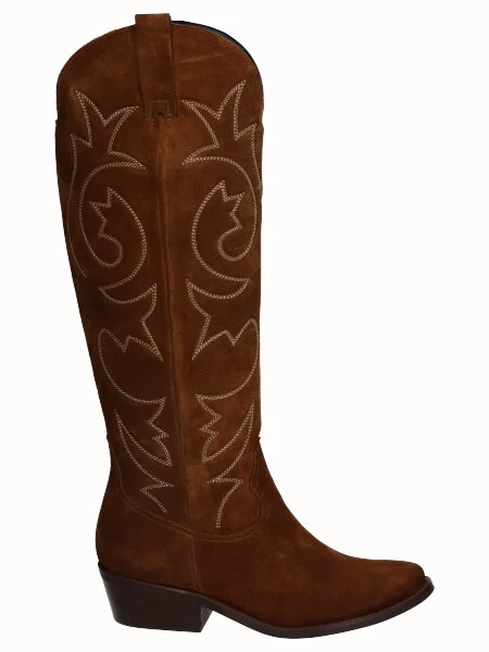 Φωτογραφία προϊόντος: Viguera Shoes Viguera 8221 Γυναικεία Μπότα Cowboy από Δέρμα σε Ταμπά χρώμα