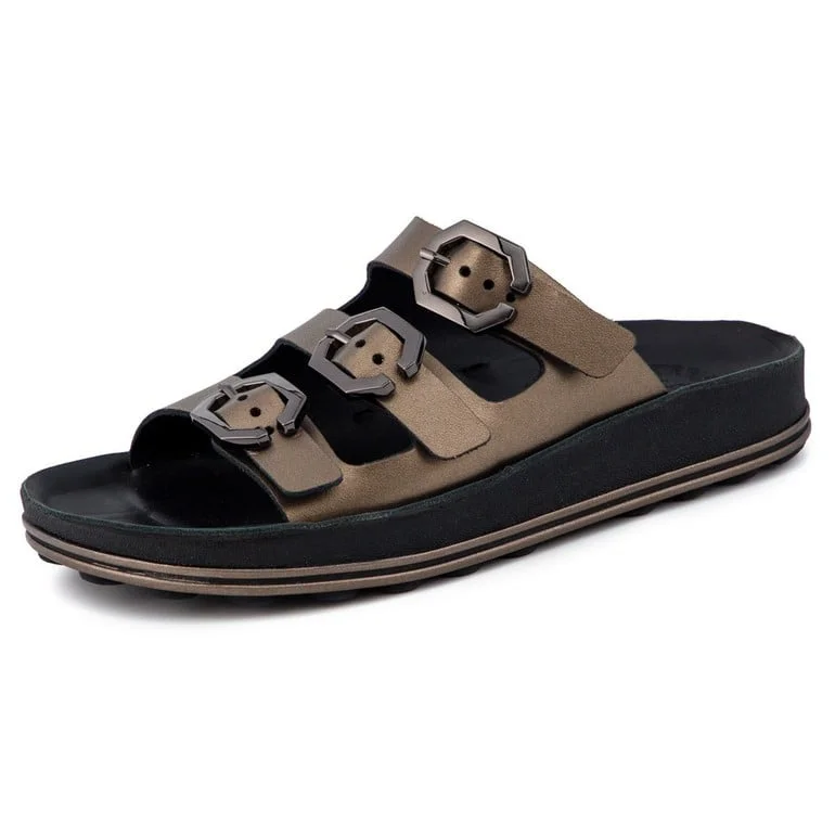 Φωτογραφία προϊόντος: Fantasy Sandals Γυναικεία Ανατομικά Σανδάλια Leoni s344 Antracite Perle