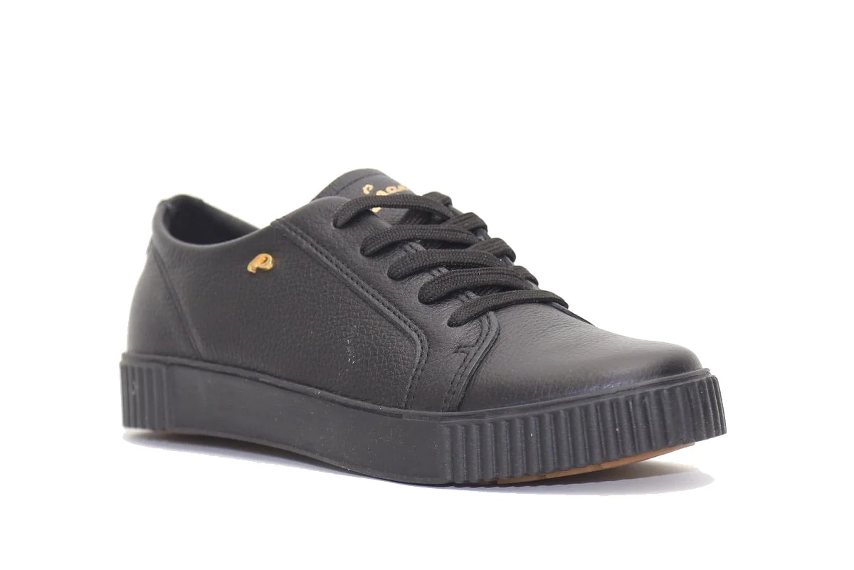 Φωτογραφία προϊόντος: Pegada Γυναικεία Sneakers Ανατομικά 219014-08 Μαύρα Δερμάτινα με επένδυση