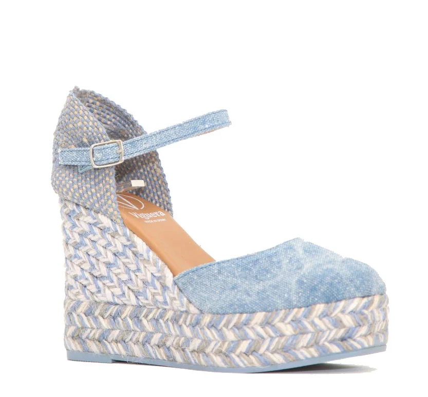 Φωτογραφία προϊόντος: Viguera Shoes Γυναικείες Εσπαντρίγιες VIGUERA 2120 σε Jeans χρώμα από Πανί