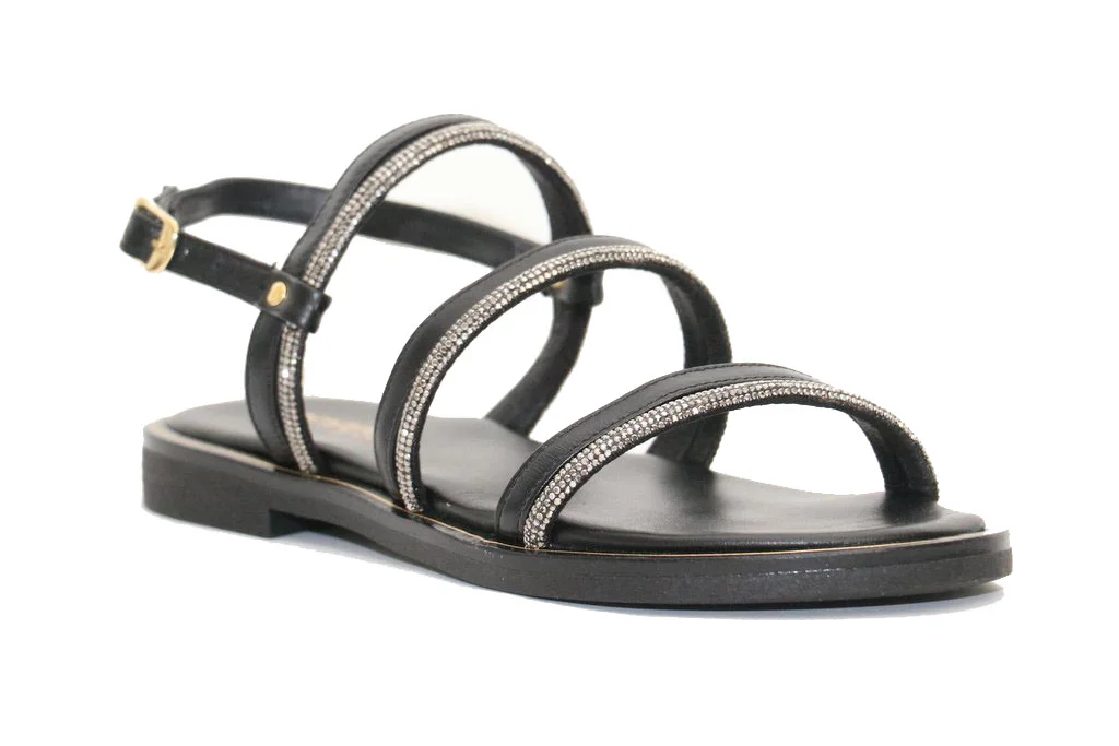 Φωτογραφία προϊόντος: Anteos Shoes Γυναικεία Σανδάλια Anteos 22373 Μαύρο Δέρμα