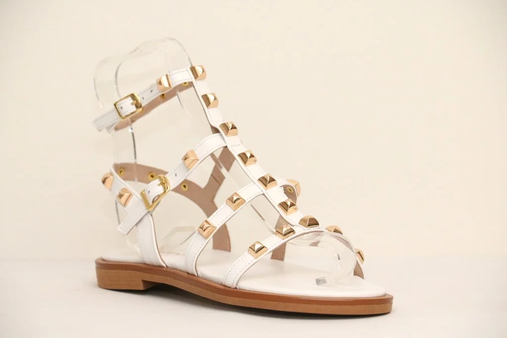 Φωτογραφία προϊόντος: Anteos Shoes Γυναικεία Σανδάλια Anteos 17175 Λευκό Δέρμα