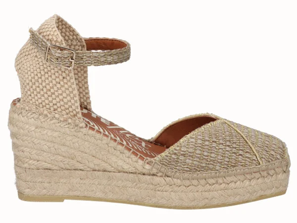 Φωτογραφία προϊόντος: Viguera Shoes Γυναικείες Εσπαντρίγιες Viguera 2344 από Ύφασμα σε Κάμελ χρώμα