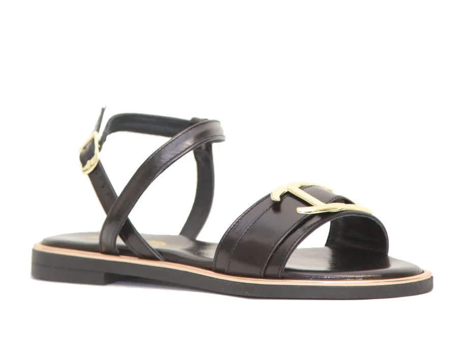 Φωτογραφία προϊόντος: Anteos Shoes Anteos 24260 Γυναικεία Δερμάτινα Σανδάλια σε Μαύρο χρώμα
