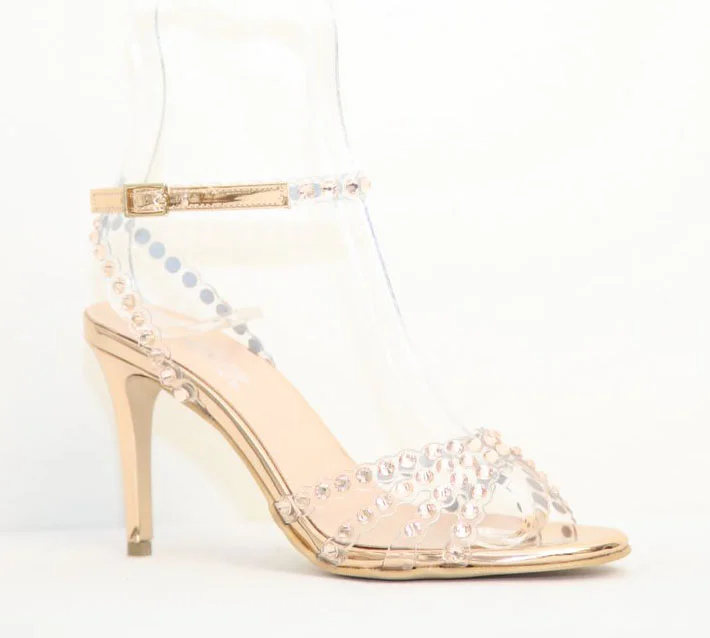 Φωτογραφία προϊόντος: Anteos Shoes Anteos 41155 Γυναικεία Eco Λαμινα Πέδιλα με Λουράκια Σιλικόνης σε Χάλκινο χρώμα