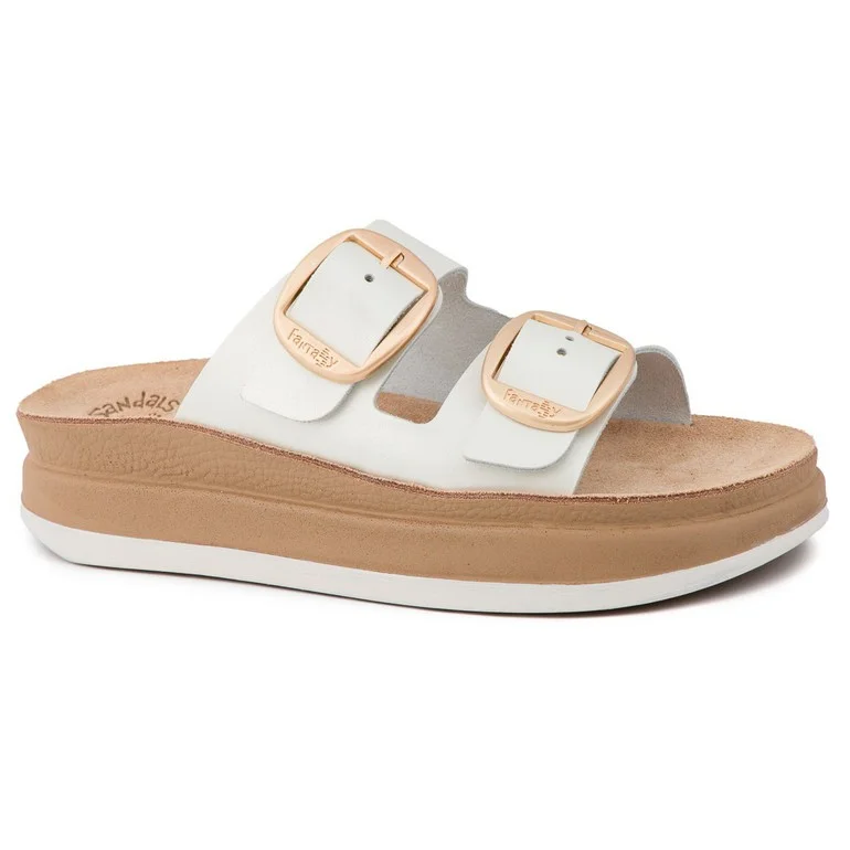 Φωτογραφία προϊόντος: Fantasy Sandals Γυναικεία Ανατομικά Σανδάλια Zefi s1100 White Perle