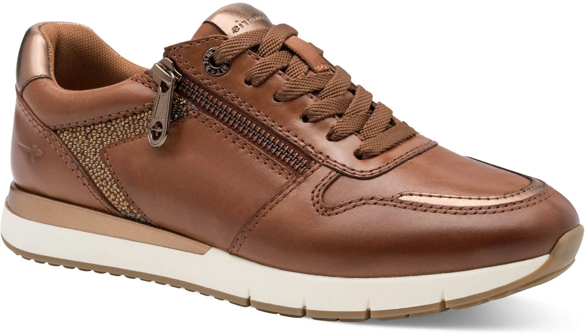 Φωτογραφία προϊόντος: Tamaris Comfort 8-83700-45-305 Γυναικεία Sneakers από Δέρμα σε Cognac Χρώμα