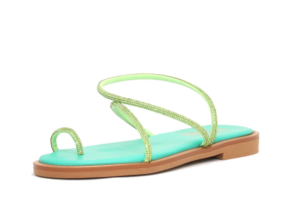 Φωτογραφία προϊόντος: Anteos Shoes Γυναικεία Σανδάλια Anteos 22341 Μέντα Δέρμα Καστόρι