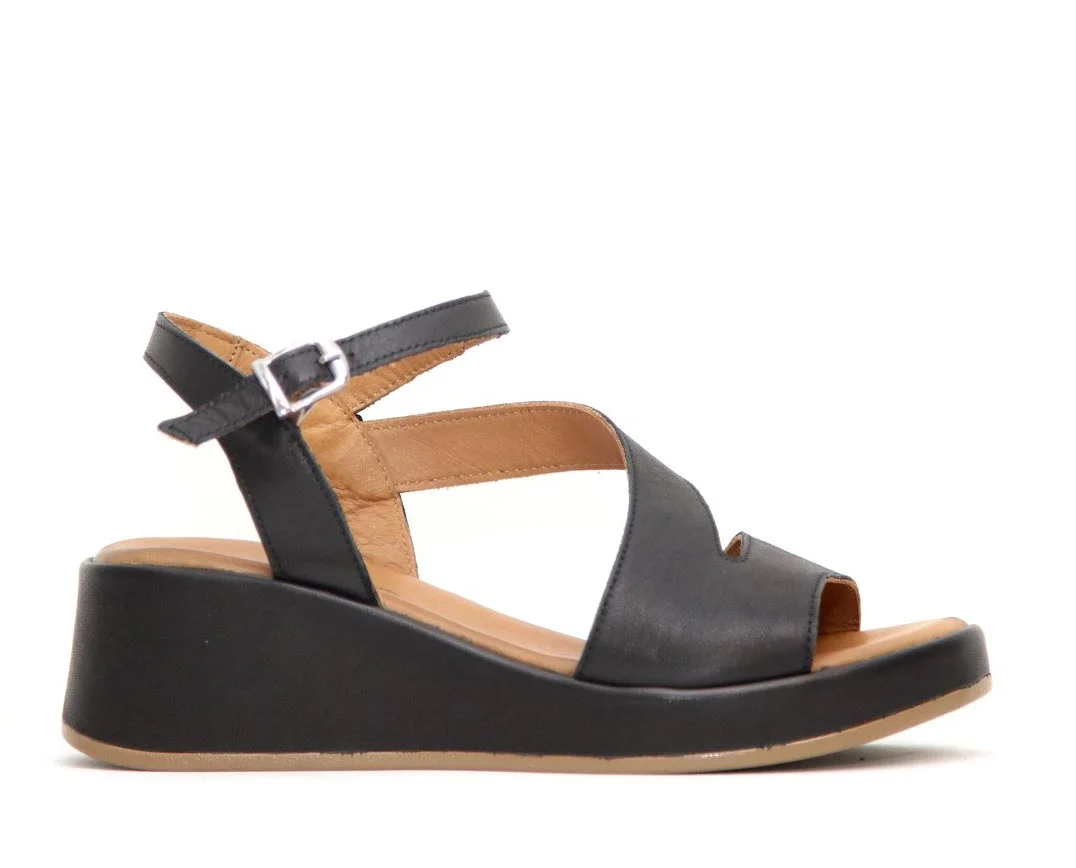 Φωτογραφία προϊόντος: Mago Shoes 061-12603 Γυναικείες Πλατφόρμες από Δέρμα σε μαύρο χρώμα