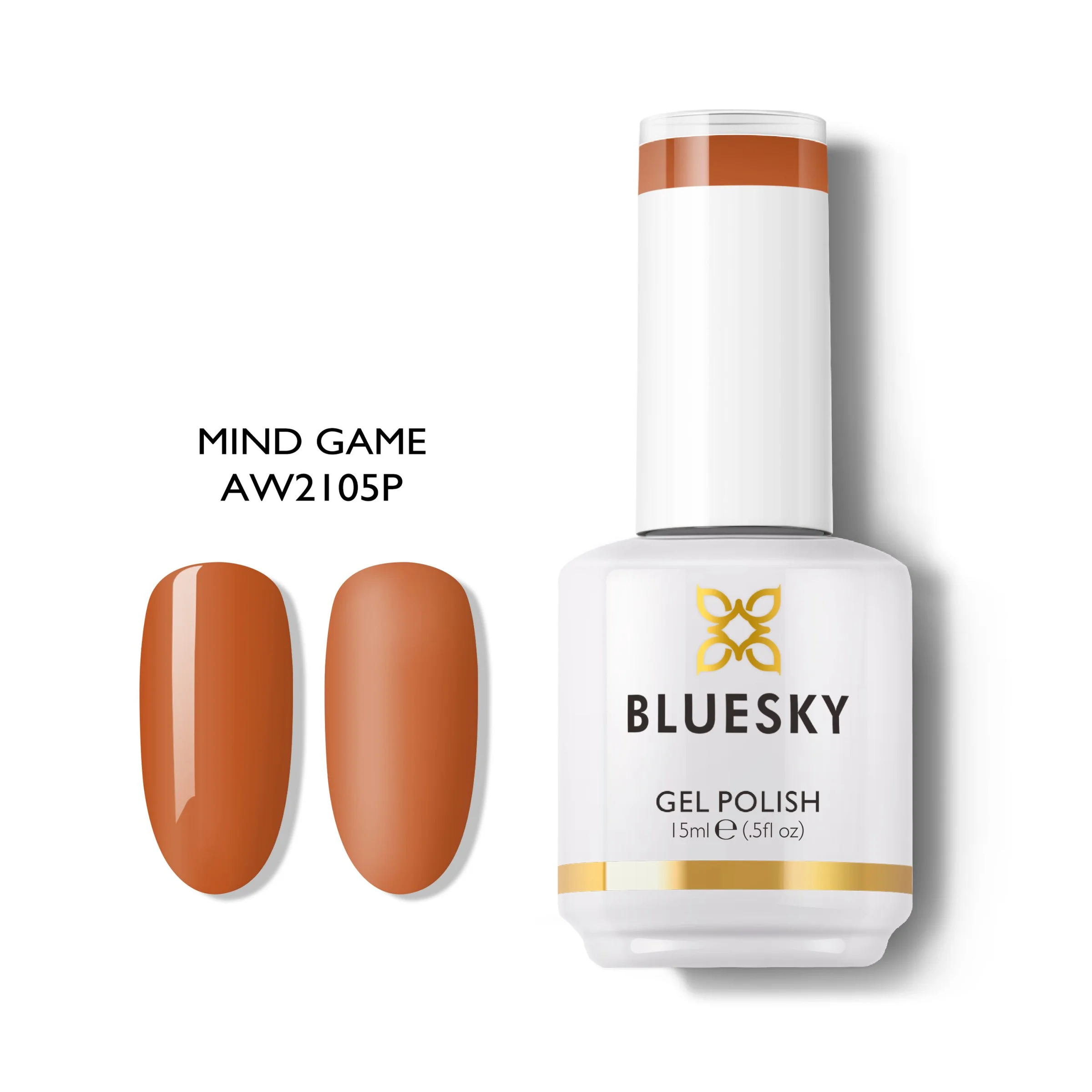 Φωτογραφία προϊόντος: Bluesky Hμιμόνιμο Bερνίκι MIND GAME AW2105 ( ΠΟΡΤΟΚΑΛΙ ΚΟΛΟΚΥΘΑΣ) 15ml