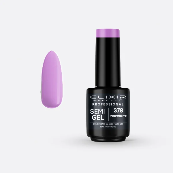 Φωτογραφία προϊόντος: Elixir Ημιμόνιμο βερνίκι 15ml 378 (Zincwhite)