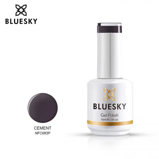 Φωτογραφία προϊόντος: Bluesky Hμιμόνιμο Bερνίκι Shades of Grey NFC083P Cement 15ml