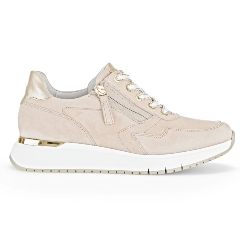 Φωτογραφία προϊόντος: Gabor Sneakers Γυναικείο δέρμα Nubuck/δέρμα Μπεζ GAB/46448 33-OAK/PLATINO