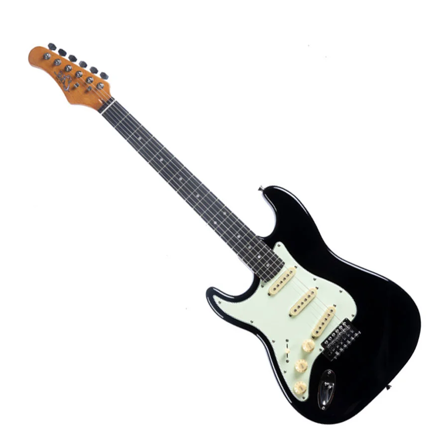 Φωτογραφία προϊόντος: Eko Guitars ST300 LH Black - Αριστερόχειρη Ηλεκτρική Κιθάρα τύπου Stratocaster, Μαύρη