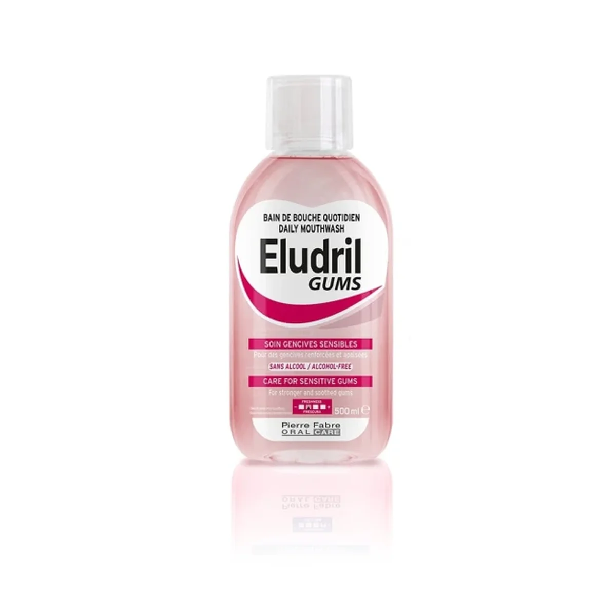 Φωτογραφία προϊόντος: Elgydium,Elgydium Mouthwashes Elgydium Eludril Gums Στοματικό Διάλυμα για την Ουλίτιδα 500ml