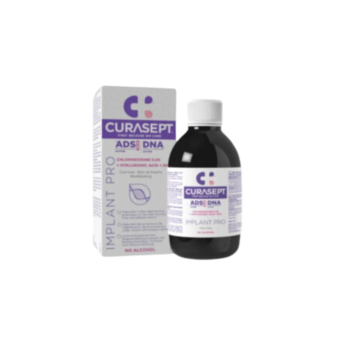 Φωτογραφία προϊόντος: Curaprox,Curaprox Mouthwashes Curasept ADS DNA Implant Pro mouthwash solution Στοματικό Διάλυμα 200 ml