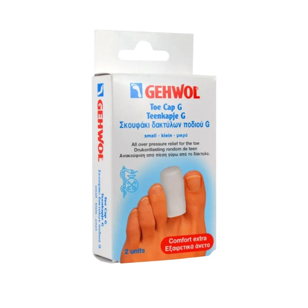 Φωτογραφία προϊόντος: Gehwol,Gehwol Pressure Protection Gehwol Toe Cap G Σκουφάκι Δακτύλων Ποδιού Small 2τμχ