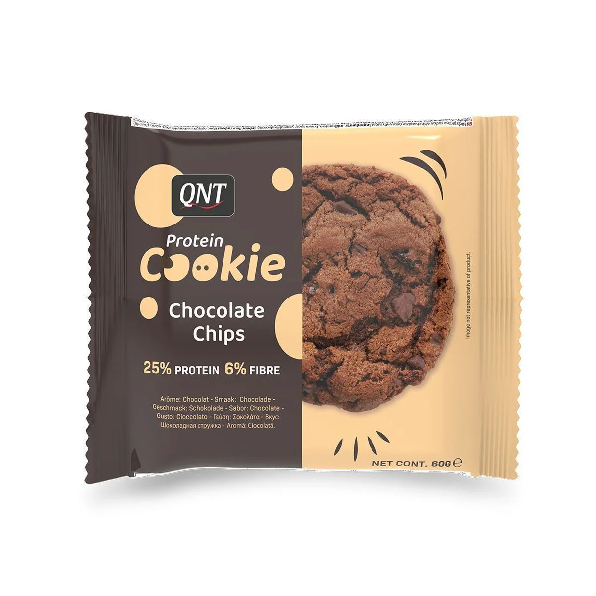 Φωτογραφία προϊόντος: QNT Protein Cookie - Chocolate Chips,60gr