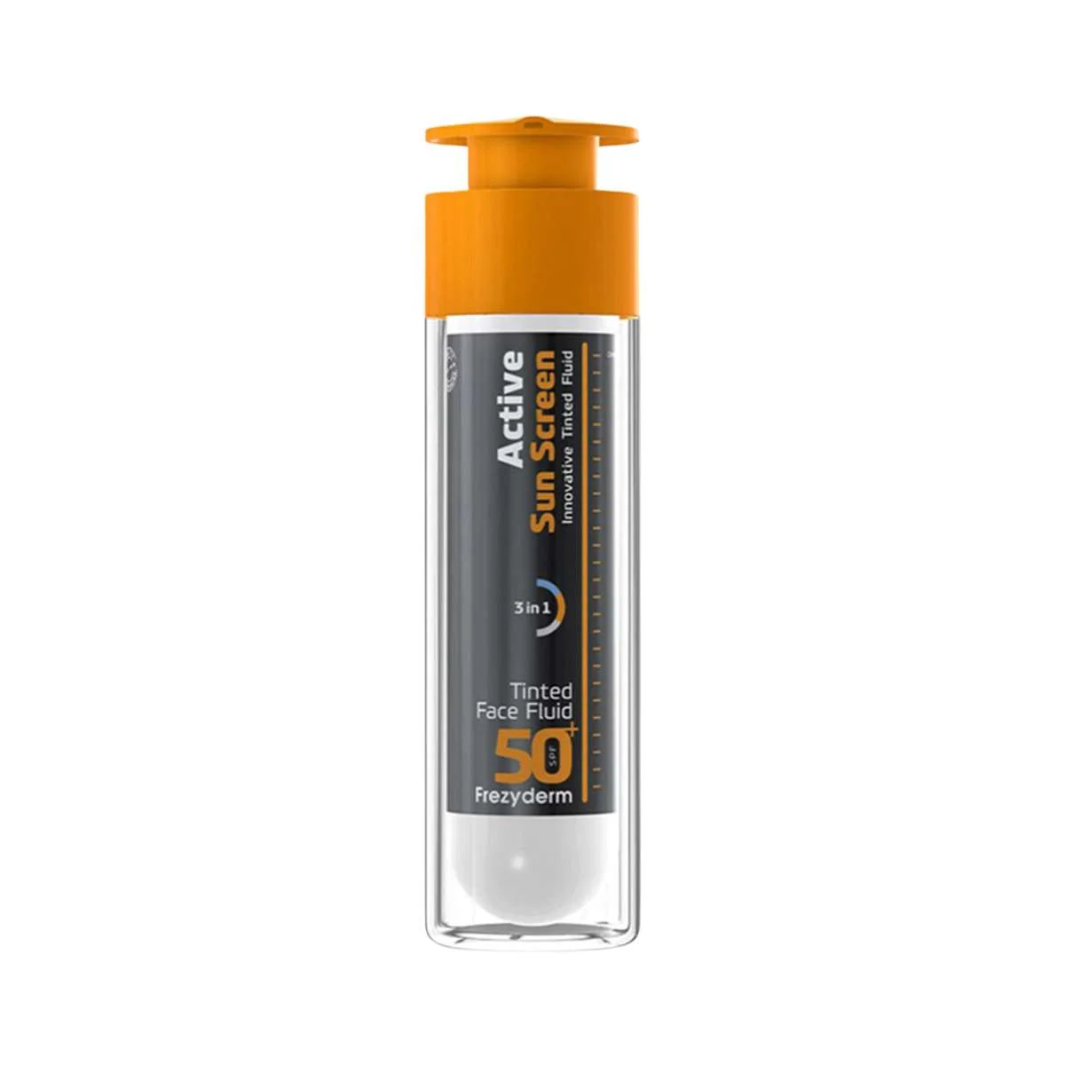 Φωτογραφία προϊόντος: Frezyderm,Frezyderm Sun Screen Frezyderm Active Sun Screen Innovative Tinted Fluid Αντηλιακή Κρέμα Προσώπου SPF50+ με Χρώμα 50ml