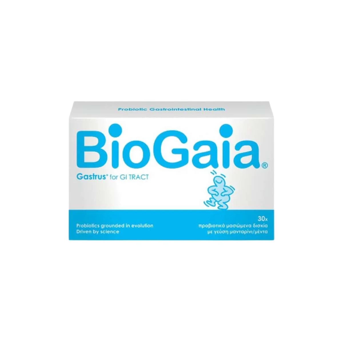 Φωτογραφία προϊόντος: Cube Pharma Cube BioGaia Gastrus Προβιοτικά Μανταρίνι & Μέντα 30 μασώμενες ταμπλέτες