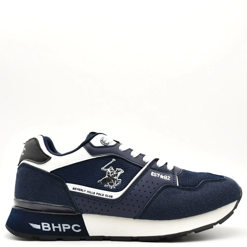 Φωτογραφία προϊόντος: Sneakers Ανδρικά Beverly Hills Polo Club 6742-NAVY σε χρώμα μπλε με λευκό